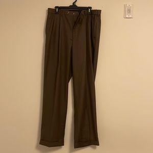 Mens Brown Croft and Borrow dress pants